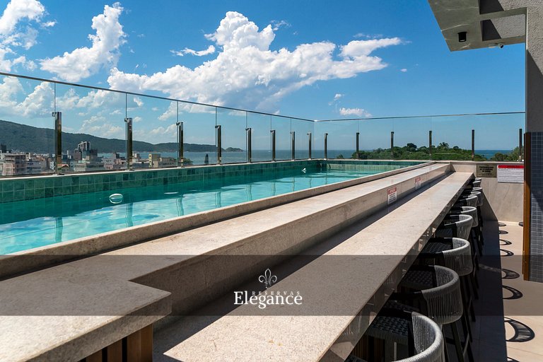 Elegance 307-Rooftop e Lazer Completo em Bombinhas