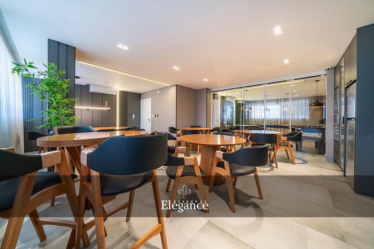 Elegance 602 – Academia, Coworking e Piscinas